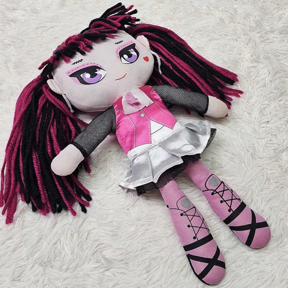 Franco Monster High My Beastie Character Doll And Throw Blanket Combo Set EUC